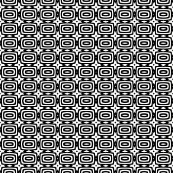 Digital computer graphic  seamless decorative ornament in a black - white colors for design.