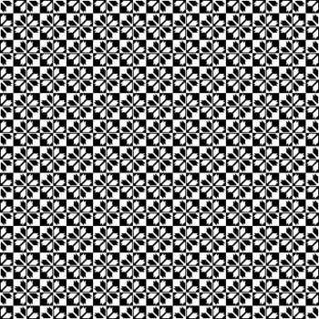 Digital computer graphic  seamless decorative ornament in a black - white colors for design.