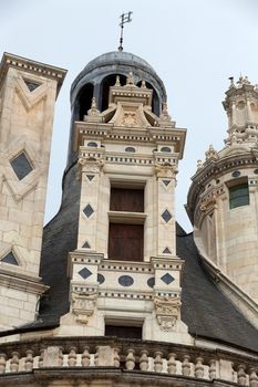 The royal Castle of Chambord in Cher Valley, France