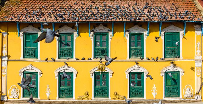 Old Nepalese house in Kathmandu, Nepal