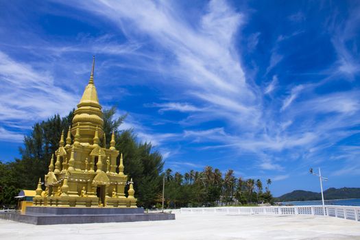 Pagoda Laem Sor Temple -  Koh Samui Thailand.