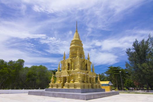 Pagoda Laem Sor Temple -  Koh Samui Thailand.