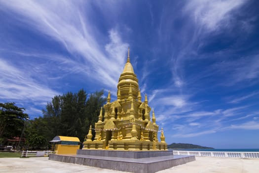 Pagoda Laem Sor Temple -  Koh Samui Thailand.