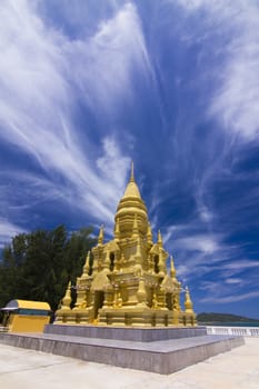 Pagoda Laem Sor Temple -  Koh Samui Thailand.