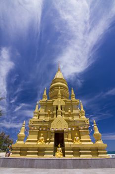 Pagoda Laem Sor Temple -  Koh Samui Thailand.