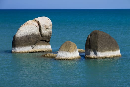 Beautiful stones on Lamai beach, Koh Samui, Thailand