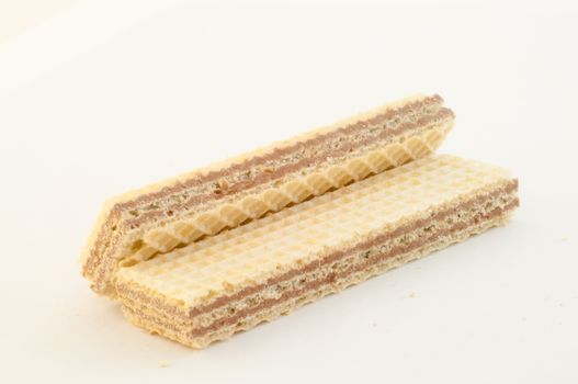 beautiful macro and details of traditional hazelnuts wafer