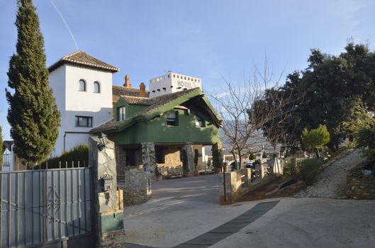 Rural hotel at the foot of the mountain range de Granada, Andalusia, Spain