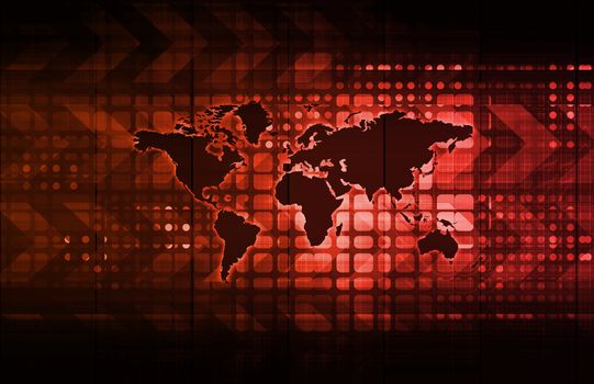 Logistics Technology Concept as a Company Worldwide
