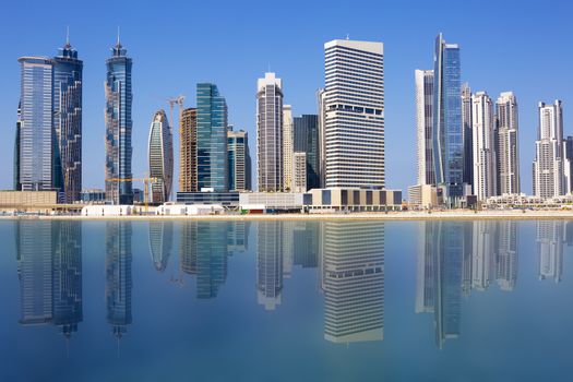 View of Dubai skyline, United Arab Emirates