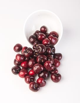 cherry. cherry berry on a background