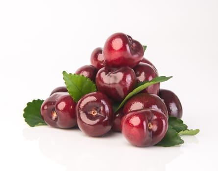 cherry. cherry berry on a background