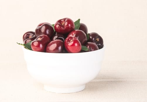 cherry. cherry berry on a background