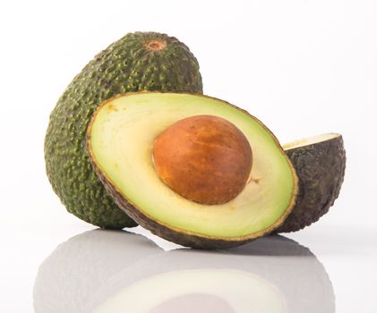 Avocado. Avocado on the Background