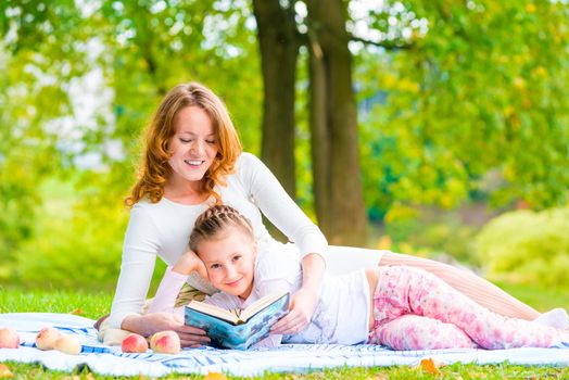 happy mother and daughter spend together weekend