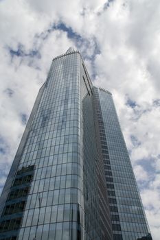 Glass Facade of a Modern Building