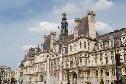 The Hotel de Ville or Paris city hall