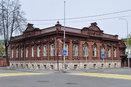Architectural and historical monument to Tyumen, "Burkov's House"