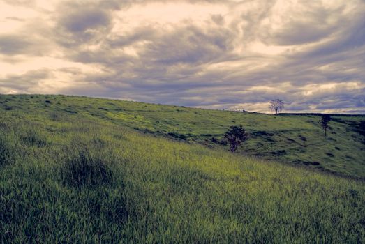 Picturesque view of cloudy Socorro in Brazil, South America 