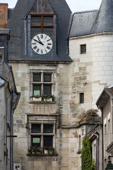 Beautiful medieval village Amboise, Loire Valley, France