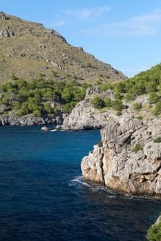 Torrent de Pareis - Sa Calobra bay in Majorca Spain