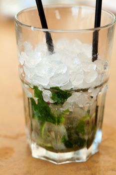 fresh mojito on a  table 