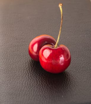 cherry. cherry berry on a background