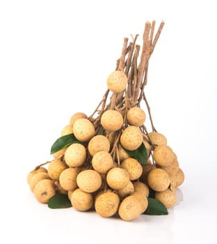 longan. fresh longan on the background