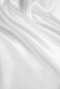 Smooth elegant white silk can use as wedding background 