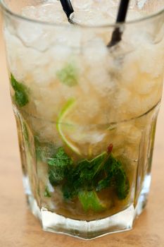 fresh mojito on a  table 