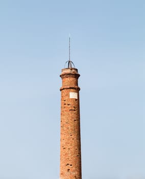 Old tower of the ancient distillery in Sicily