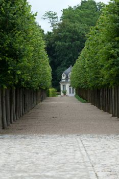 Splendid, decorative gardens at castles in France