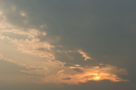 sky background with rain clouds