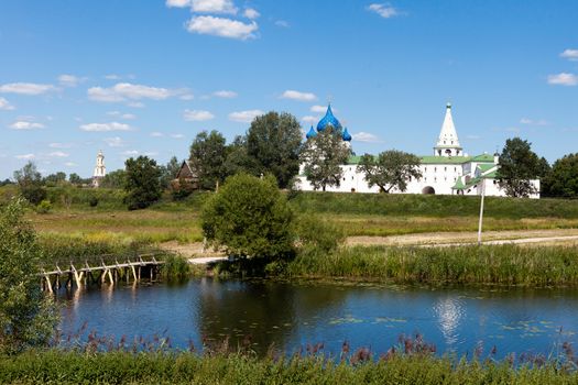 Panoramic view  of architecture the Kremlin,Suzdal, Russia