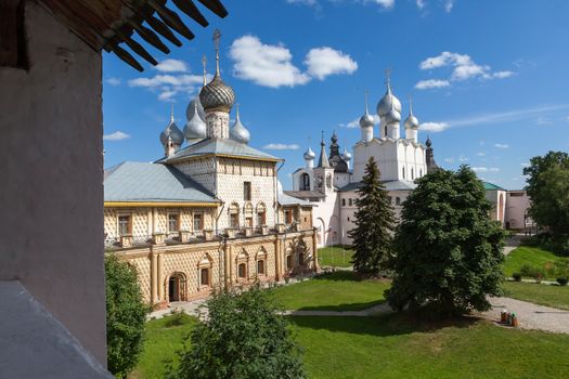 Panorama of the Kremlin in  city Rostov , Russia