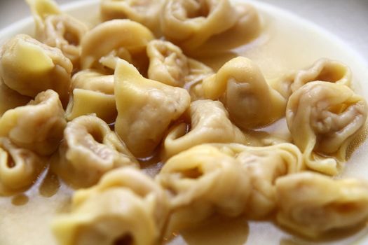 A dish of Tortellini (italian food)