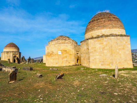 Yeddi Gumbez Mausoleum located at the foot of Gulistan Fortress, Shamakhi, Azerbaijan