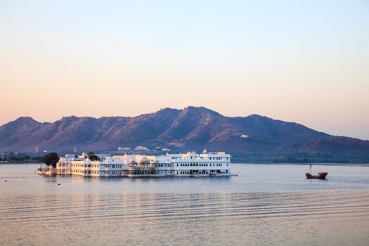 Lake Palace in Lake Pichola at Udaipur, Rajasthan, India