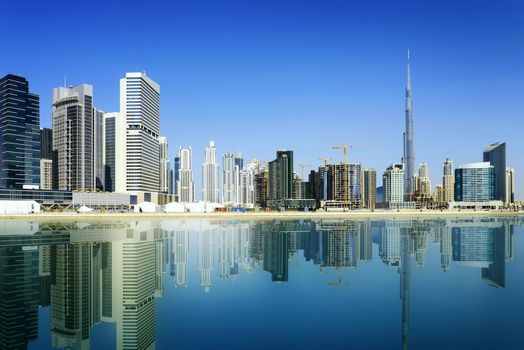 Dubai skyline, United Arab Emirates