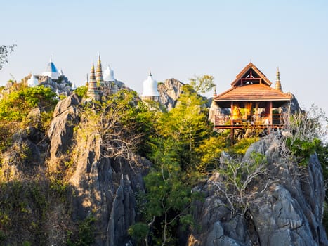 View of Buddhist Temple in Lampang Province, Thailand