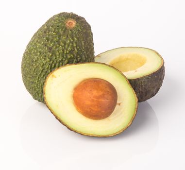 Avocado. Avocado on the Background
