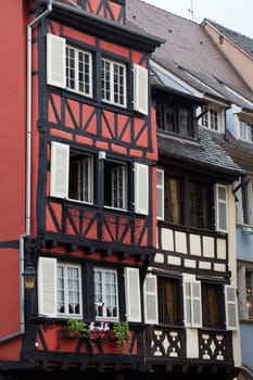 Half timbered houses of Colmar, Alsace, France