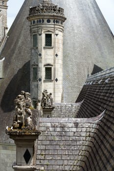 Castle of Chambord in Cher Valley, France