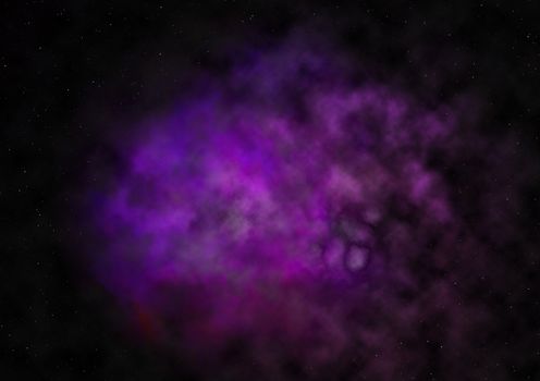 Far being shone nebula and star field against space. "Elements of this image furnished by NASA".