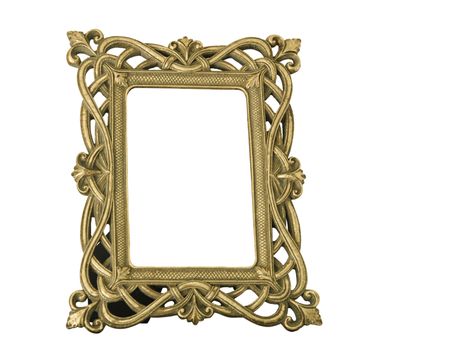 Blank vintage frame isolated