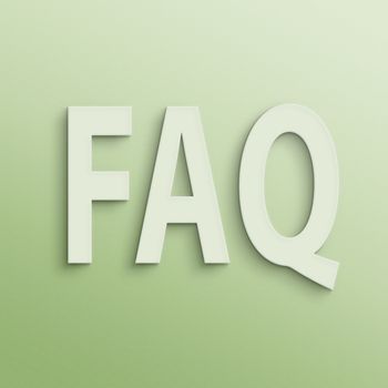 text on the wall or paper, FAQ