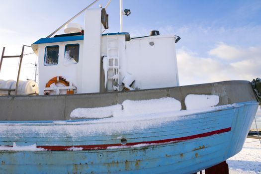 Fishing boats on the beach