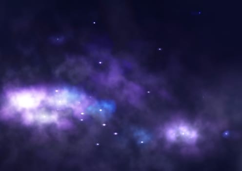 Star field in space a nebulae and a gas congestion. "Elements of this image furnished by NASA".