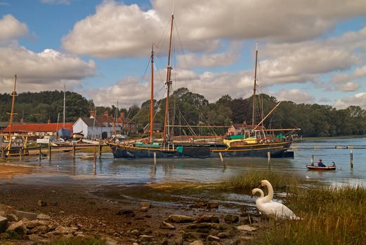 Pin Mill is a riverside hamlet on the river Orwell in Suffolk