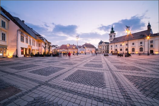 Sibiu Center at dawn - Great Square